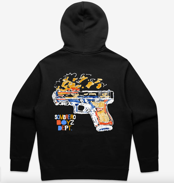 Sombrero Boyz GUN DEPT. Relaxed Hoodie Sweatshirt
