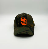 Sombrero Boyz SB Orange Wood Camouflage Snapback