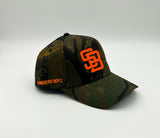 Sombrero Boyz SB Orange Wood Camouflage Snapback