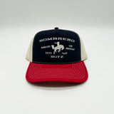 RANCHO SOMBRERO BOYZ LA NAVY/ RED / CREAM TRUCKER SNAPBACK