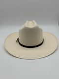 Sombrero Original 10,000X con Toquilla Avestruz Cowboy Hat copa 4.5" or  5" Falda Brim 3.5"or 4" Horma Sinaloa w Feather