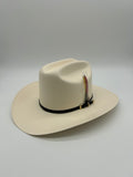 Sombrero Original 100X with Avestruz Toquilla Cowboy Hat Copa 4.5 " or 5" / Falda 3" or 3.5" W Feather Sinaloa Style