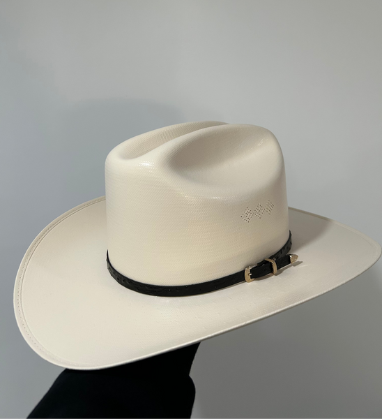 Sombrero Original 5,000X con Toquilla Avestruz Cowboy Hat copa 4.5" or 5"  /  Falda 3.5" or 4" Horma Sinaloa w feather