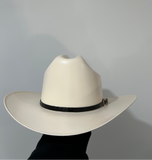 Sombrero Original 5,000X con Toquilla Avestruz Cowboy Hat copa 4.5" or 5"  /  Falda 3.5" or 4" Horma Sinaloa w feather