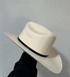 Sombrero Original 5,000X con Toquilla Avestruz Cowboy Hat copa 4.5" or 5"  /  Falda 3.5" or 4" Horma Sinaloa w feather