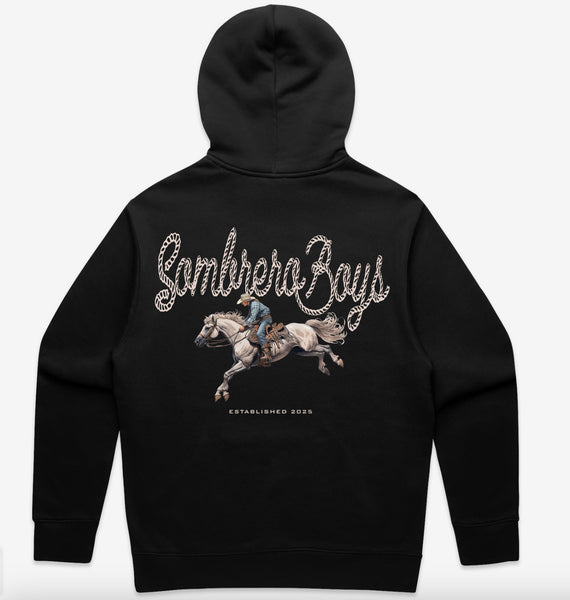 Sombrero Boyz ROPE COWBOY Relaxed Hoodie Sweatshirt